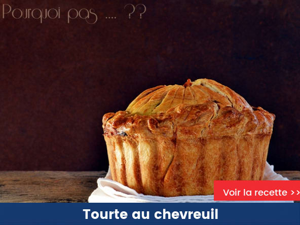 Tourte au chevreuil